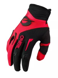 Детски мотокрос ръкавици O'NEAL ELEMENT RED/BLACK 2021