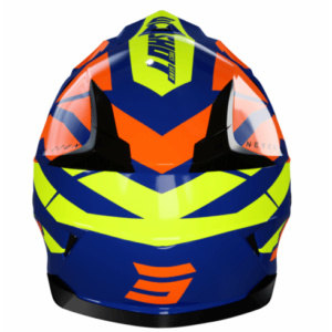 Мотокрос каска SHOT Pulse Revenge Navy Orange Neon Yellow Glossy