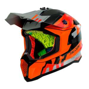 Мотокрос каска MT FALCON ARYA MATT ORANGE