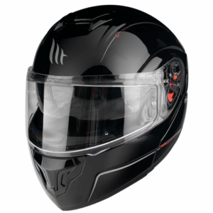 Отваряема каска MT ATOM SOLID GLOSS BLACK