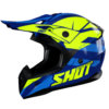 Мотокрос каска SHOT Pulse Revenge Navy Neon Yellow Blue Glossy