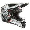 Мотокрос каска O'NEAL 3SERIES SCARZ V.22 BLACK/WHITE/RED - Image 2