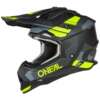 Мотокрос каска O'NEAL 2SERIES SPYDE V.23 BLACK/GRAY/NEON YELLOW