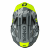Мотокрос каска O'NEAL 3SERIES CAMO V.22 GRAY/NEON YELLOW - Image 4