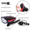 USB LED фар със сирена - Image 4