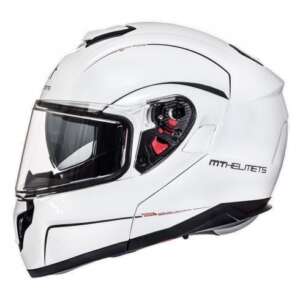 Отваряема каска MT ATOM SOLID GLOSS WHITE