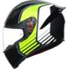 Каска за мотор AGV K1 POWER GUNMETAL/WHITE/GREEN - Image 3