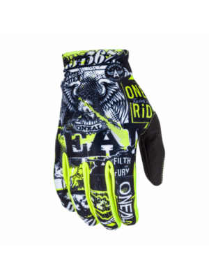 ДЕТСКИ МОТОКРОС РЪКАВИЦИ O’NEAL MATRIX ATTACK BLACK/HI-VIZ