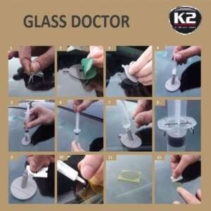 Комплект за ремонт на спукано стъкло смола 18мм