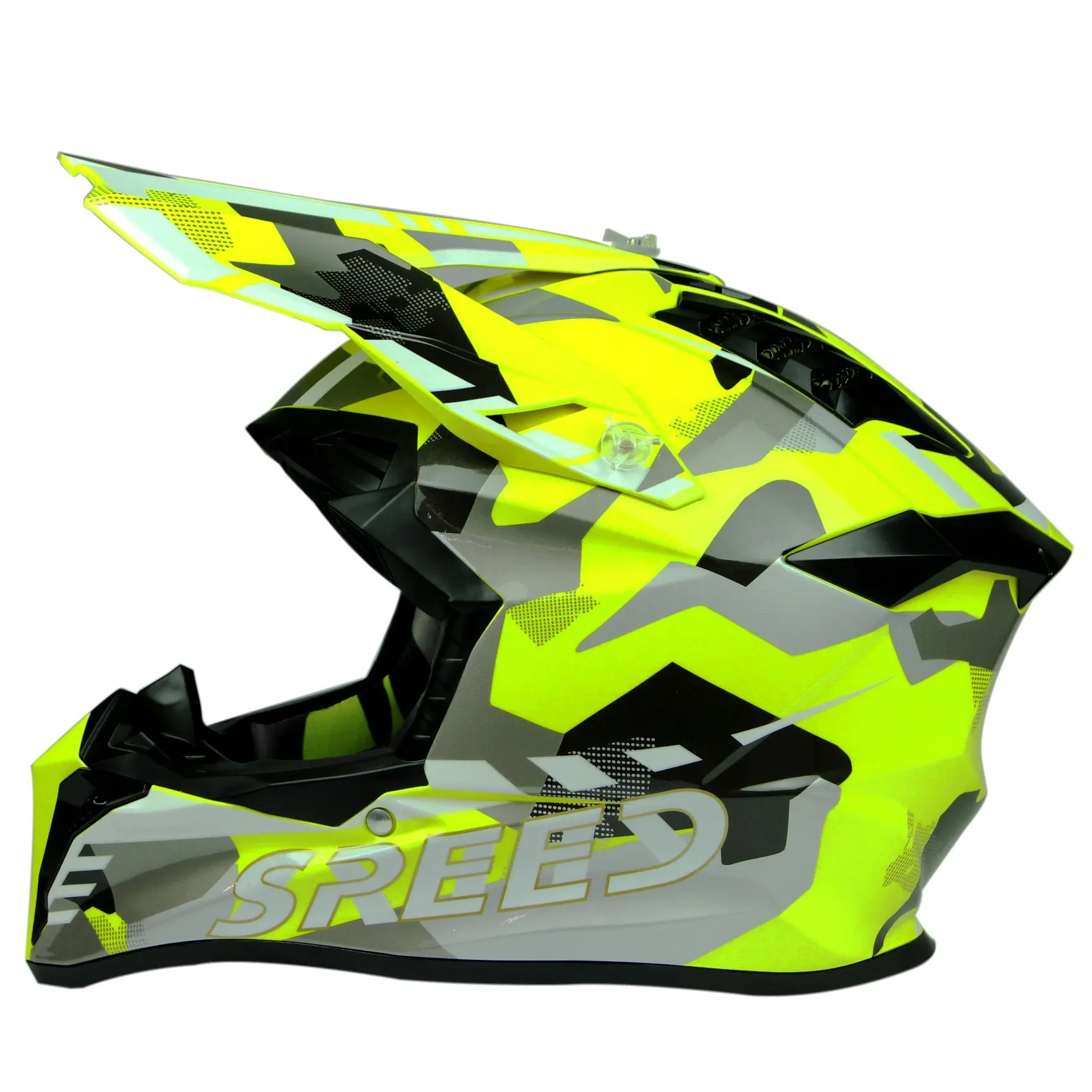 Кросова каска ръкавици и очила комплект - Image 2