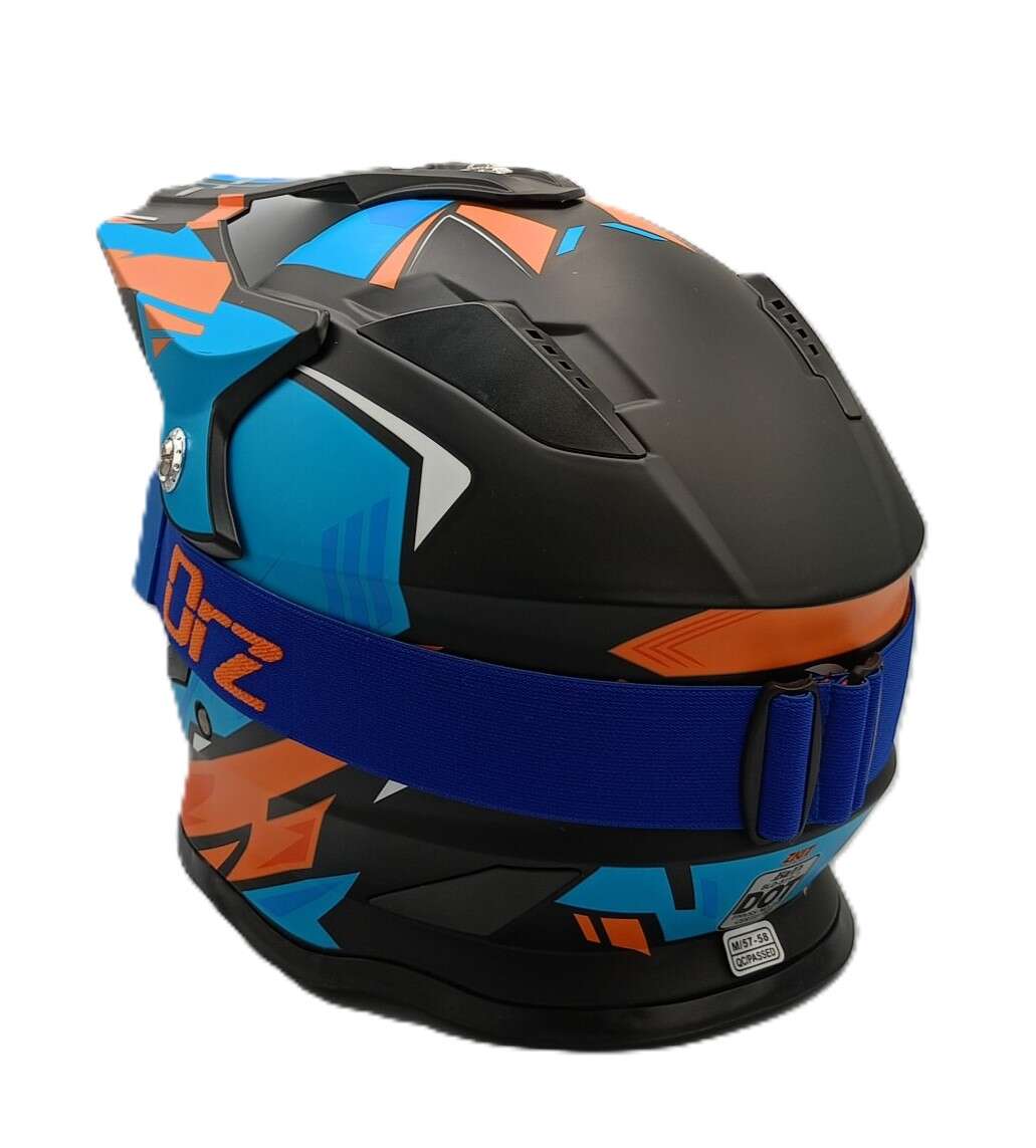 Комплект детско юношеска кросова каска с очила - Image 3