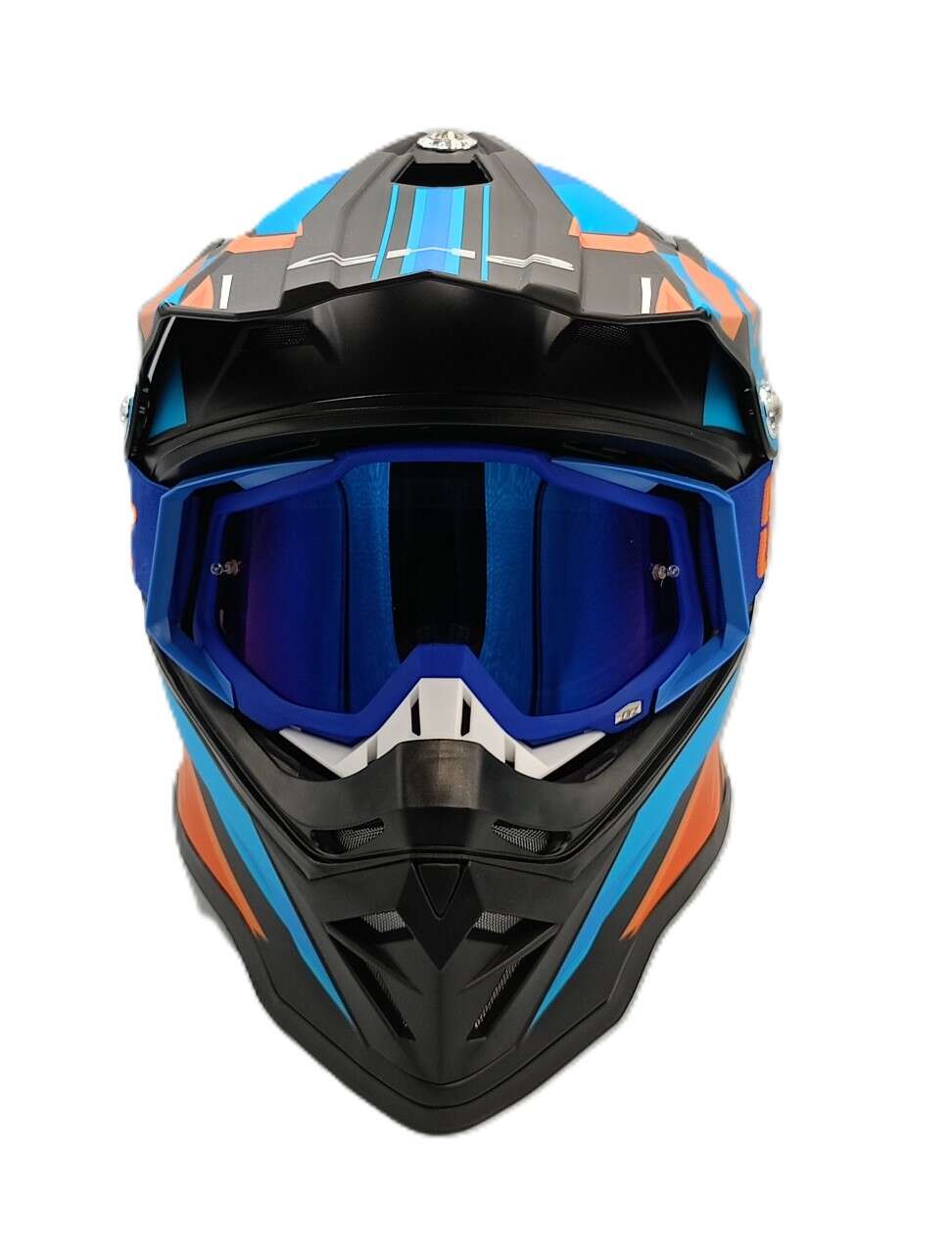 Комплект детско юношеска кросова каска с очила - Image 6