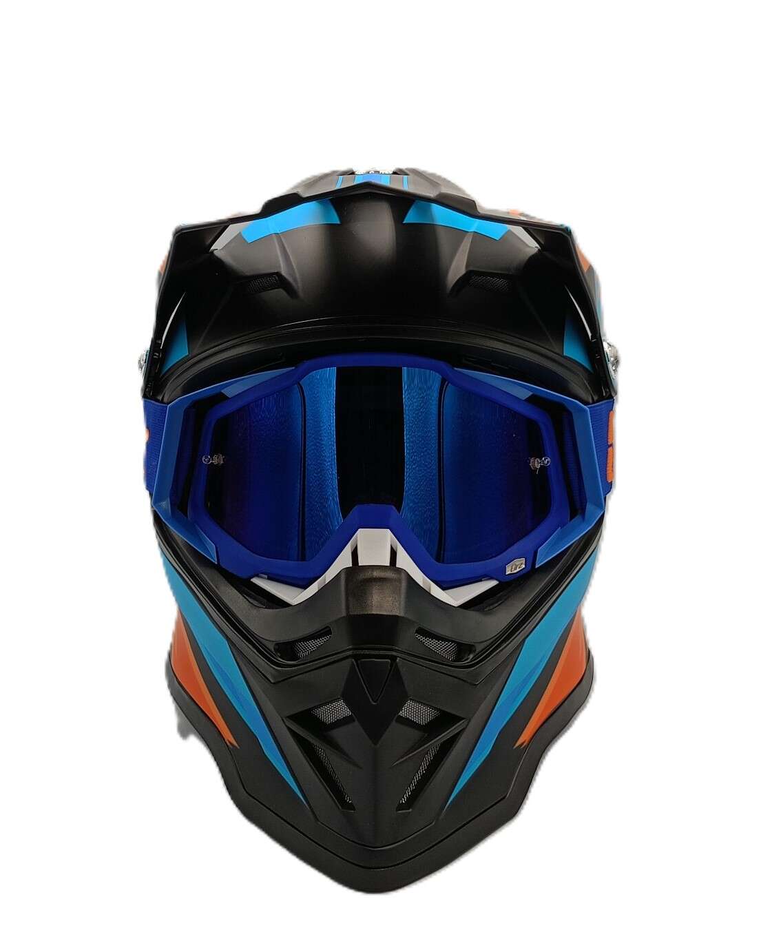 Комплект детско юношеска кросова каска с очила - Image 7