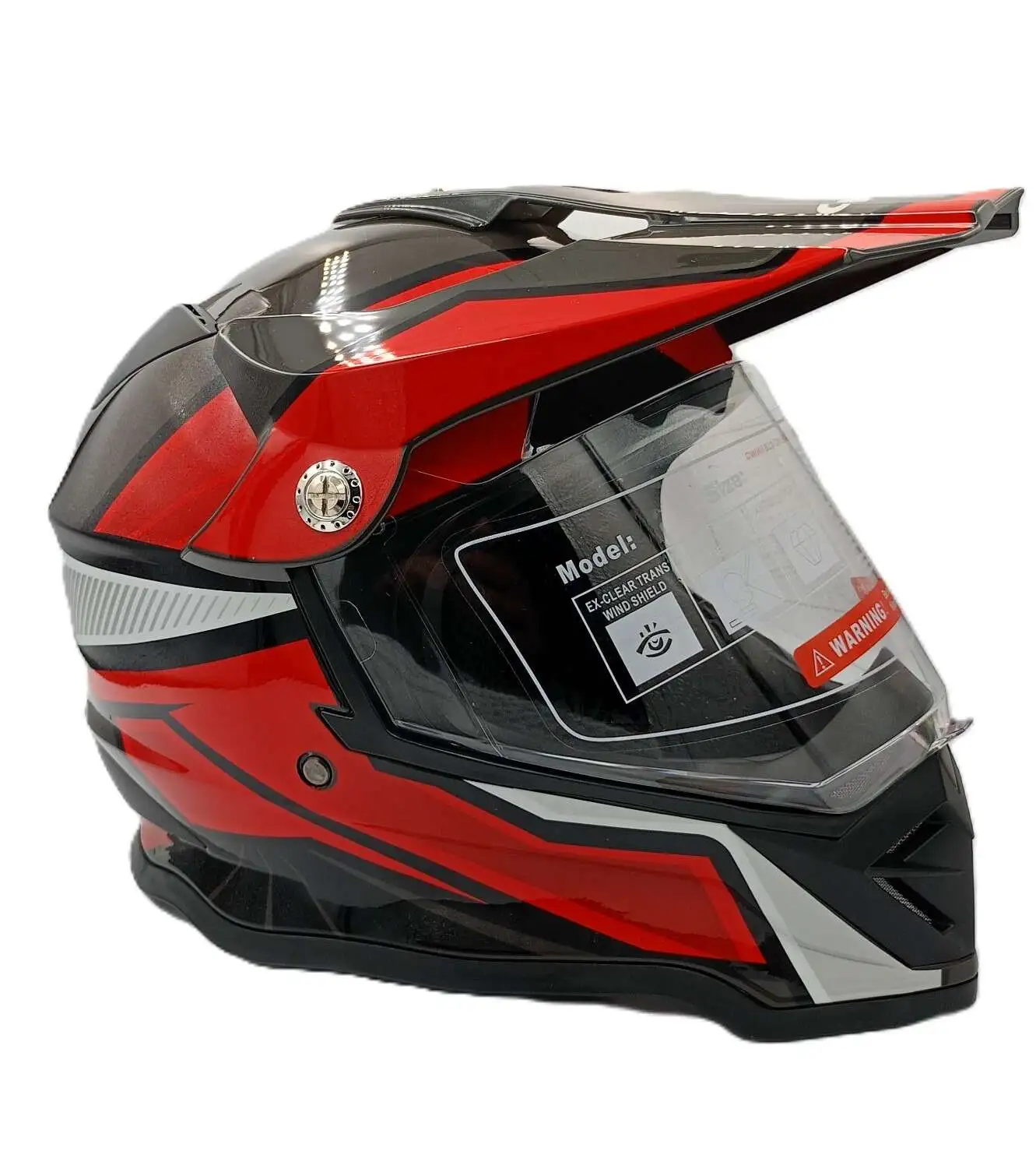 Детски крос атв комплект каска очила жилетка наколенки и ръкавици