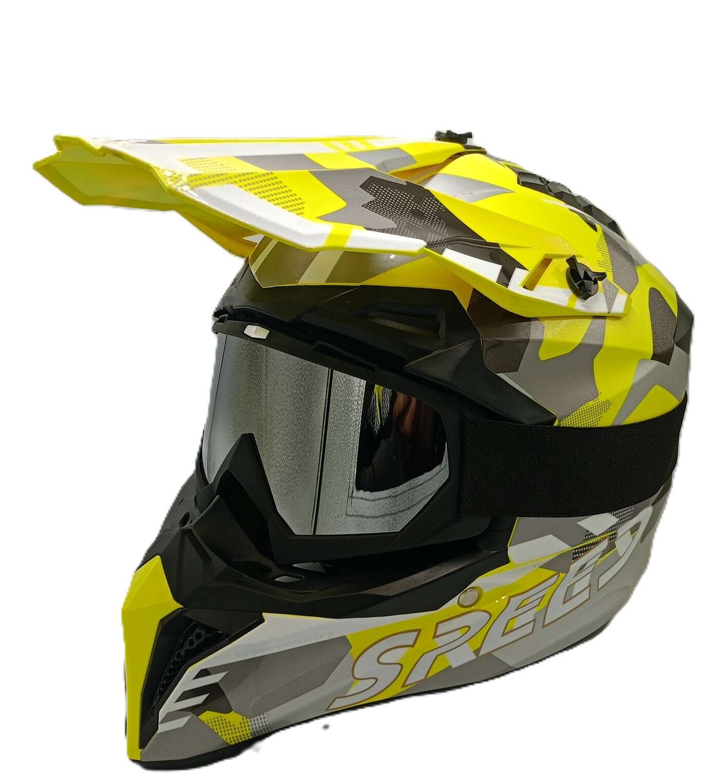 Кросова каска ръкавици и очила комплект - Image 9