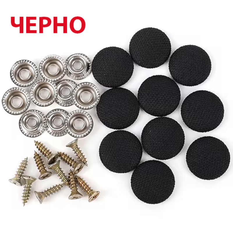 Винтове за захващане на увиснал таван на автомобил 12бр комплект - Image 2