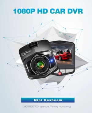 Видеорегистратор 2,4 инча автомобилна камера HD 1080P преносим мини DVR рекордер