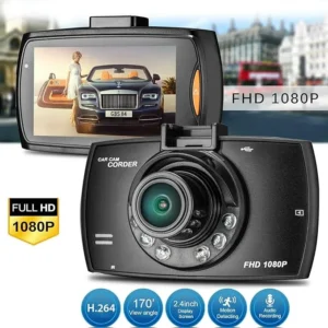 Видеорегистратор DVR Рекордер Нощно виждане + G-сензор 1080P HD 2.4″ LCD