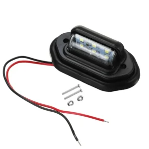 Плафони 6 LED за регистрационен номер 12-24V универсални 2 бр к-т
