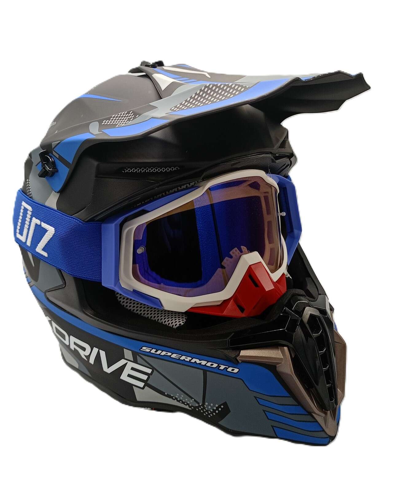 Комплект кросова каска атв и очила ORZ - Image 2