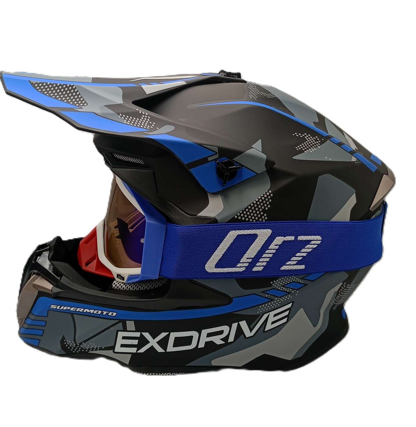 Комплект кросова каска атв и очила ORZ - Image 4