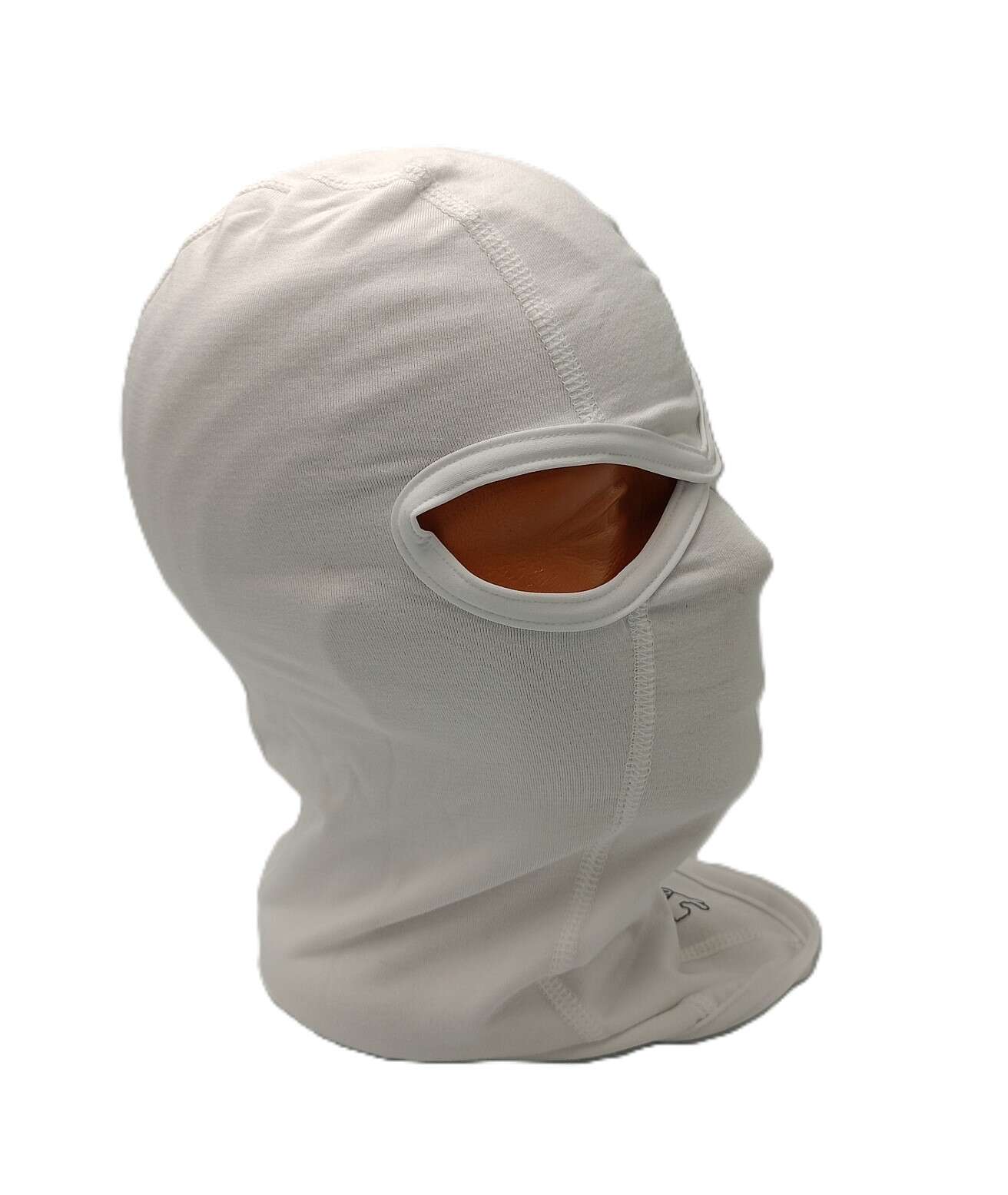 Мото боне маска бялo с две дупки - Image 3