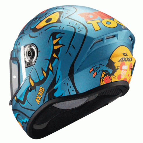 Каска AXXIS DRAKEN S DINOTOON C7 - Image 4