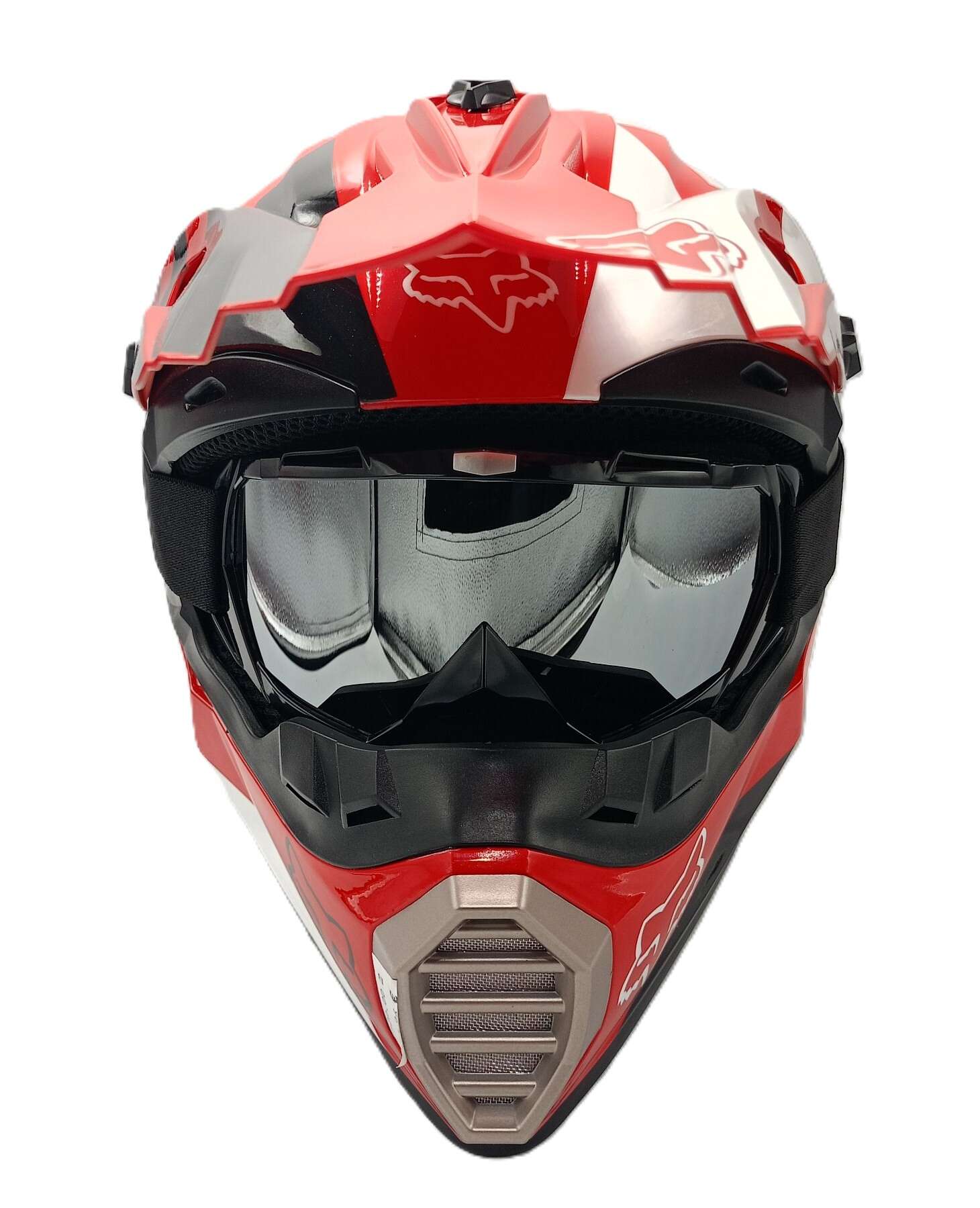 Детско юношески кросов комплект каска ръкавици наколенки налакътници и очила - Image 2