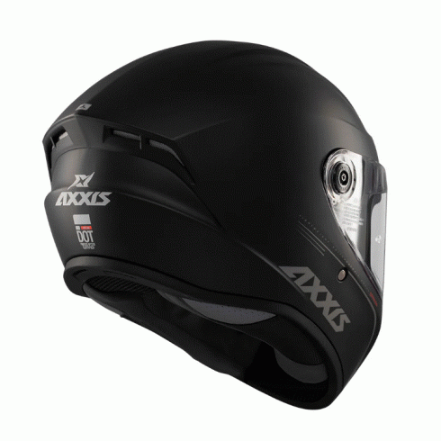 Каска AXXIS DRAKEN S SOLID A11 MATT BLACK - Image 3