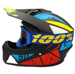 Комплект кросова каска и очила 557890