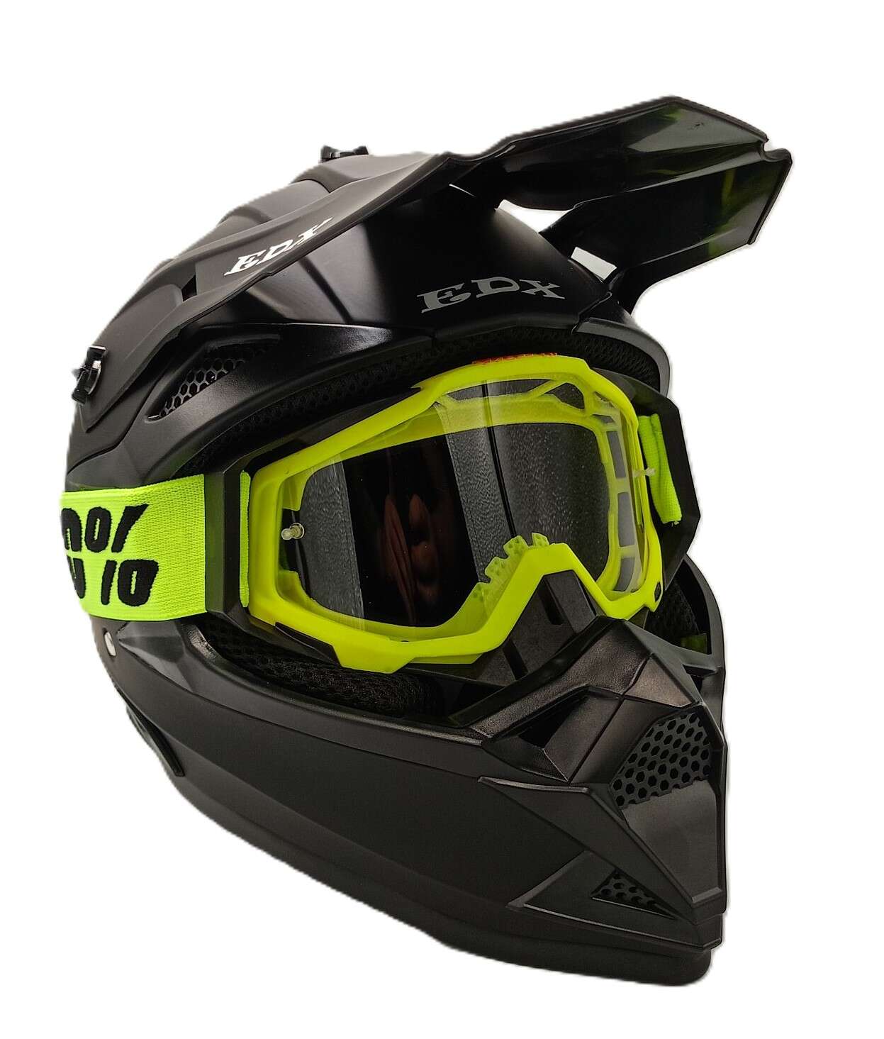 Кросова каска атв с очила комплект 200159 - Image 9