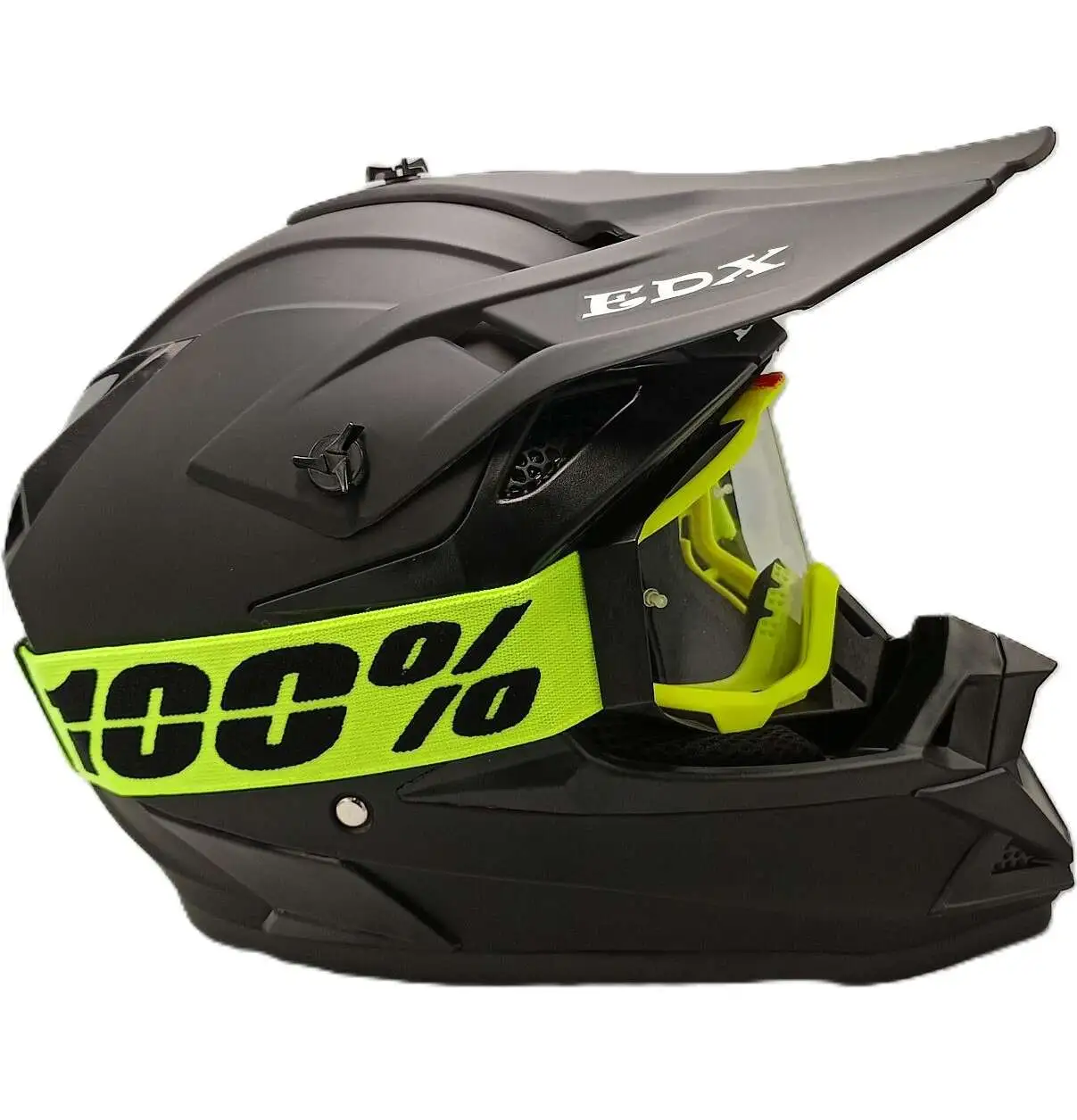 Кросова каска атв с очила комплект 200159 - Image 2