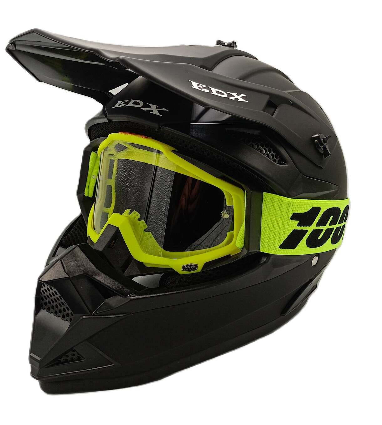 Кросова каска атв с очила комплект 200159 - Image 10