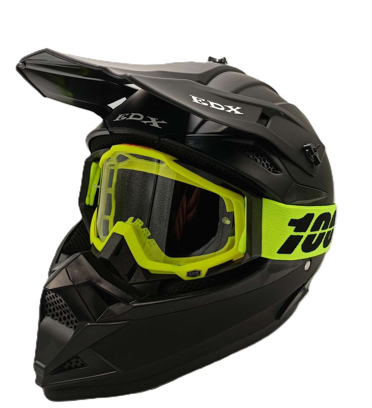 Кросова каска атв с очила комплект 200159 - Image 8