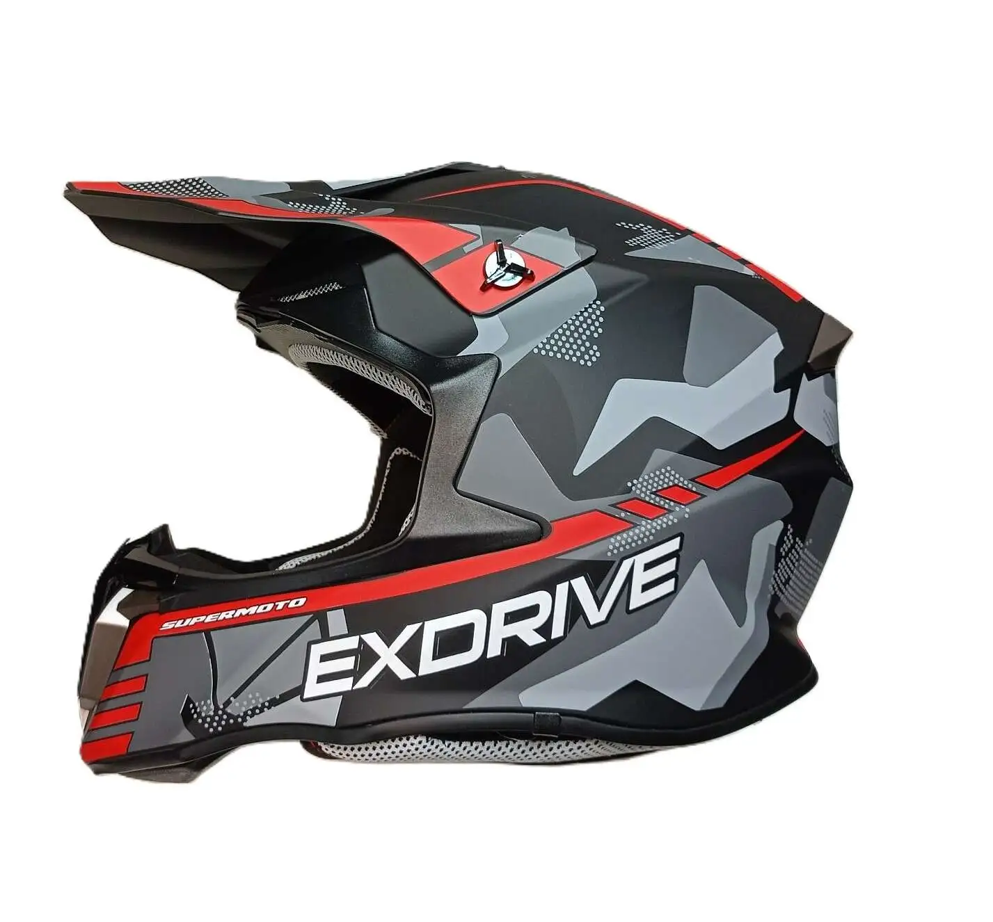 Крос атв комплект каска очила ризница и ръкавици - Image 3