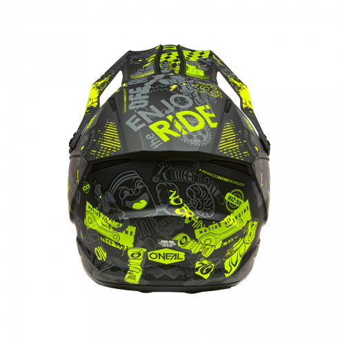 Каска O'NEAL 1SERIES VIBRANT BLACK/NEON YELLOW V.26 - Image 3