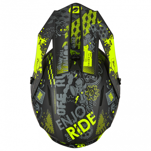 Каска O'NEAL 1SERIES VIBRANT BLACK/NEON YELLOW V.26 - Image 4