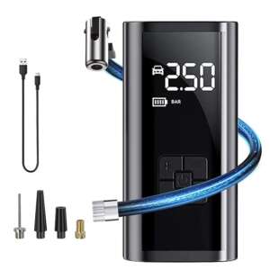 Преносим компресор за гуми 12V