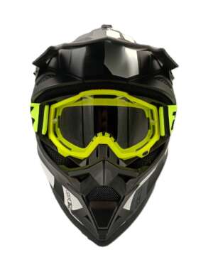 Детско юношеска кросова каска с очила комплект ORZ