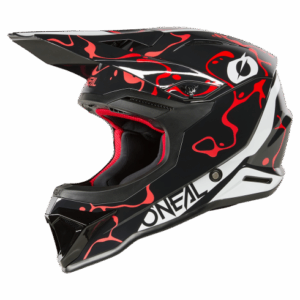 Каска O'NEAL 1SERIES SPLASH BLACK/RED V.26