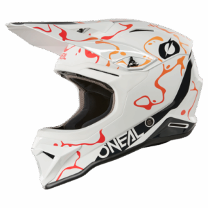 Каска O'NEAL 1SERIES SPLASH WHITE/ORANGE V.26