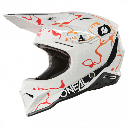 Каска O'NEAL 1SERIES SPLASH WHITE/ORANGE V.26 - Image 2