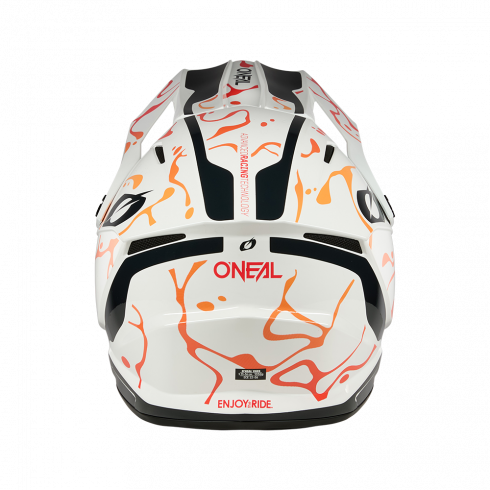 Каска O'NEAL 1SERIES SPLASH WHITE/ORANGE V.26 - Image 4
