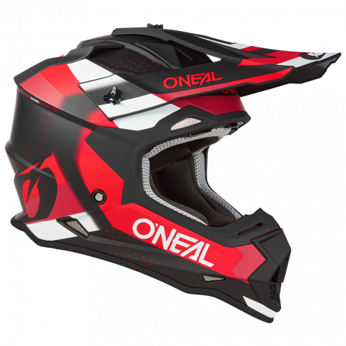 Мотокрос каска O'NEAL 2SERIES SPYDE V.23 BLACK/RED/WHITE - Image 2