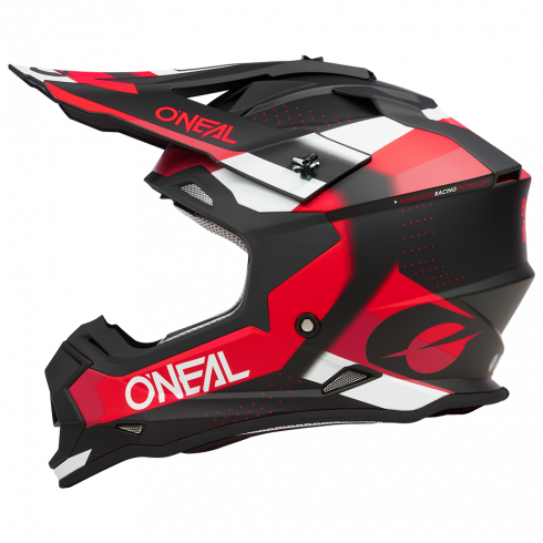 Мотокрос каска O'NEAL 2SERIES SPYDE V.23 BLACK/RED/WHITE - Image 4