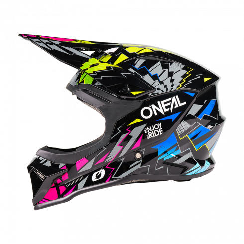 Детска каска O'NEAL 1SERIES STIXX BLACK/MULTI V.27 - Image 4