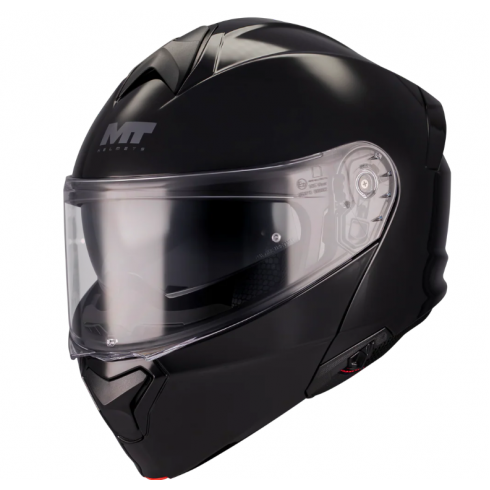 Отваряема каска MT GENESIS PURE A1 BLACK GLOSS 100125 - Image 2